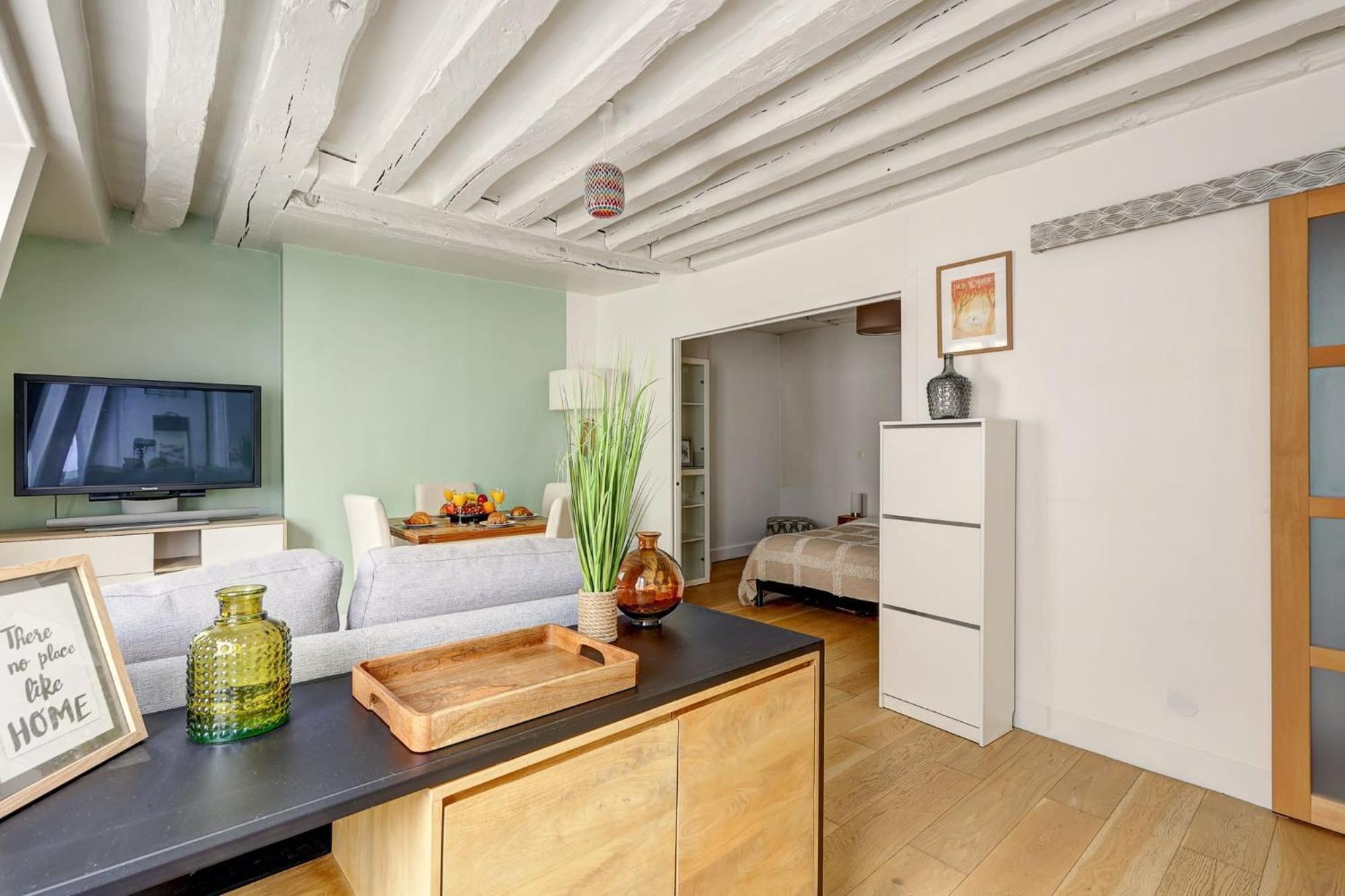 Appartement Pompidou & Central - 1br - Cityapartmentstay *